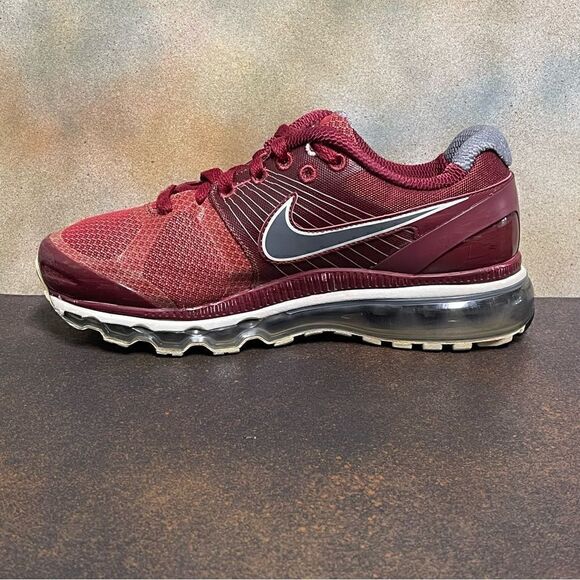 Nike Air Max 2010 Flywire Retro Maroon Women's Sneakers Size 6.5M - Picture 11 of 16